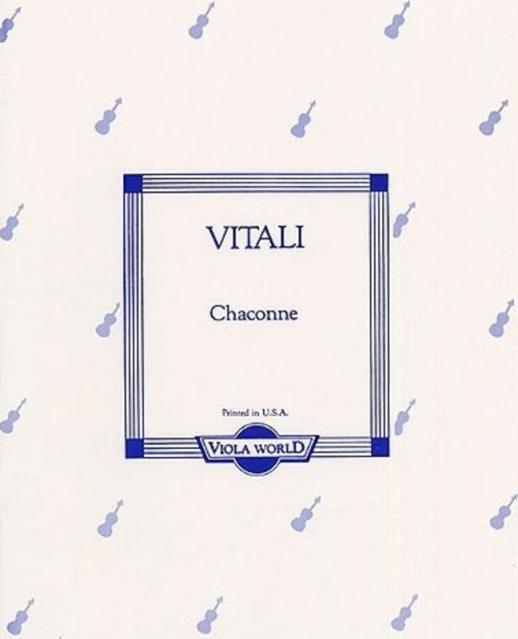 Vitali Chaconne Arr Viola/piano