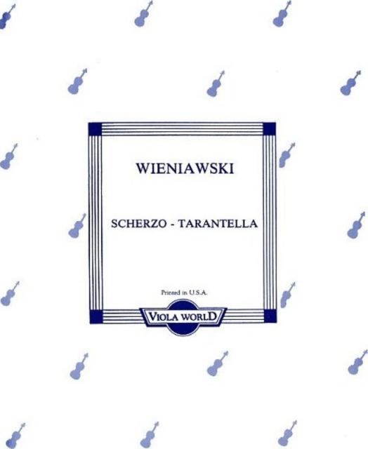 Wieniawsky - Scherzo Tarantella Viola/piano