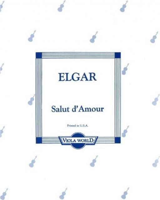 Elgar Salut Damour Vla/piano