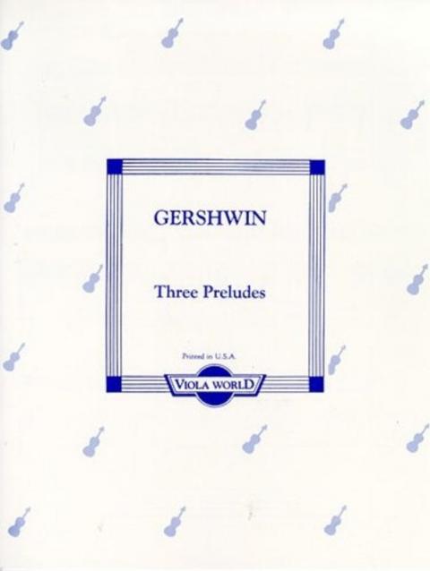 Gershwin G. 3 Preludes Arr Arnold Vla/pn