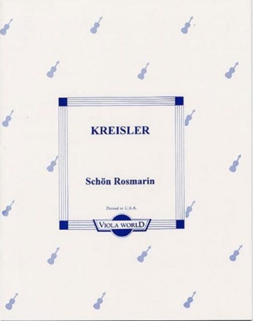 Kreisler - Schon Rosmarin Viola/piano