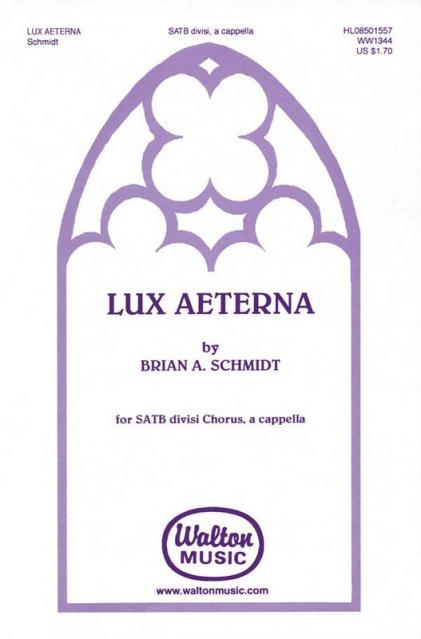 Lux Aeterna Satb Divisi A Capella