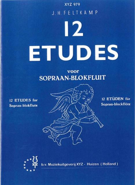 FELTKAMP - 12 ETUDES FOR DESCANT RECORDER