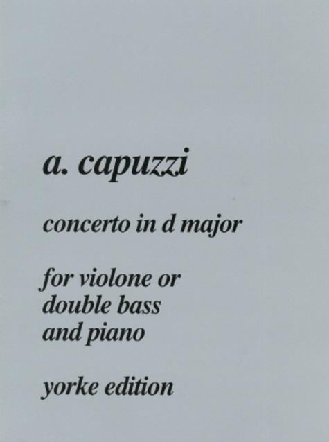 Capuzzi - Concerto D Major Double Bass/piano