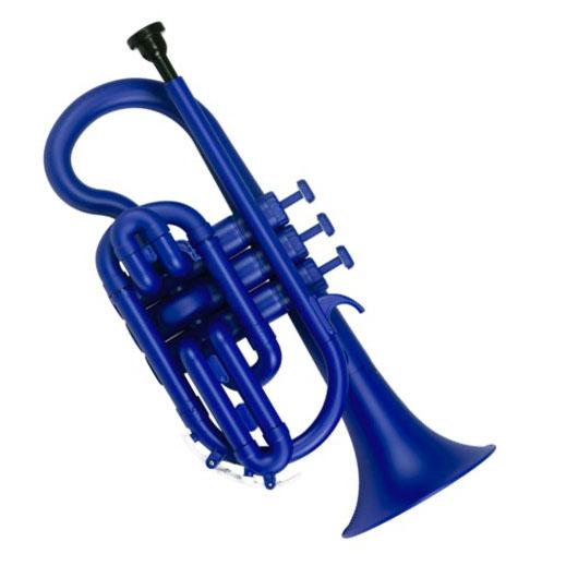 ZO Next Generation Plastic Cornet (ABS) Matte Blue Blast