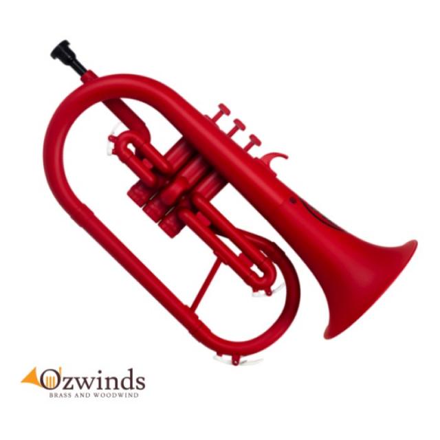 Zo Next Generation Plastic (ABS) Flugelhorn - Matte Racing Red