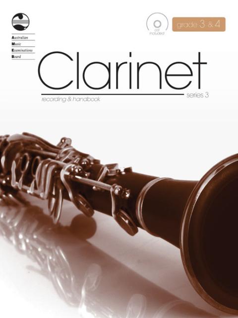 AMEB CLARINET GRADE 3 TO 4 SERIES 3 CD/HANDBOOK